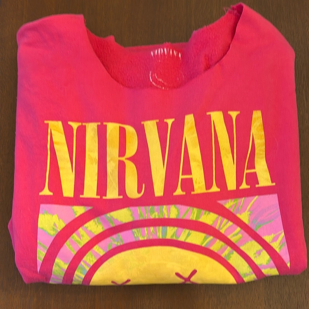 Nirvana sweatshirt from
Urban Outfitters